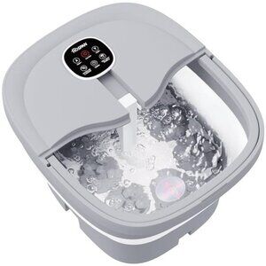 Collapsible Foot Spa Electric Rotary Massage, Foot Bath with Heat